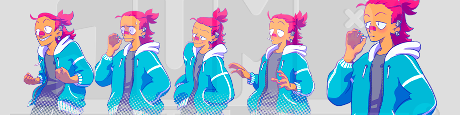 bandeau character design